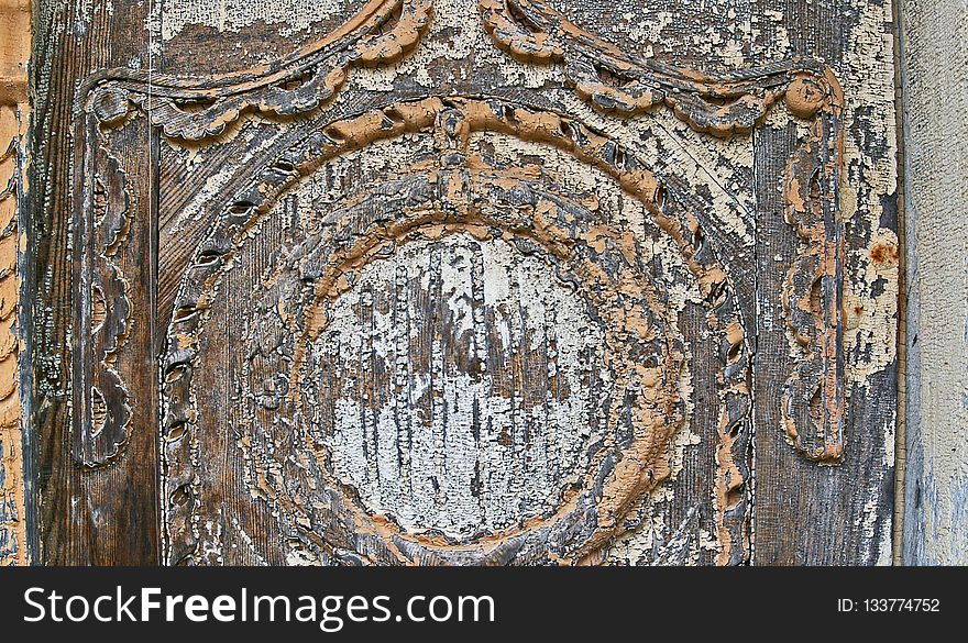 Wood, Carving, Tree, Stone Carving