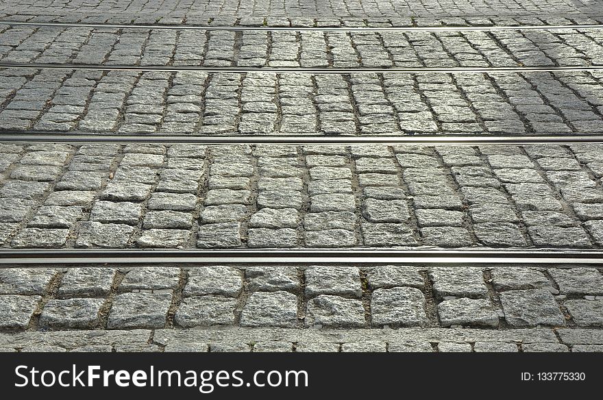 Cobblestone, Road Surface, Material, Pattern