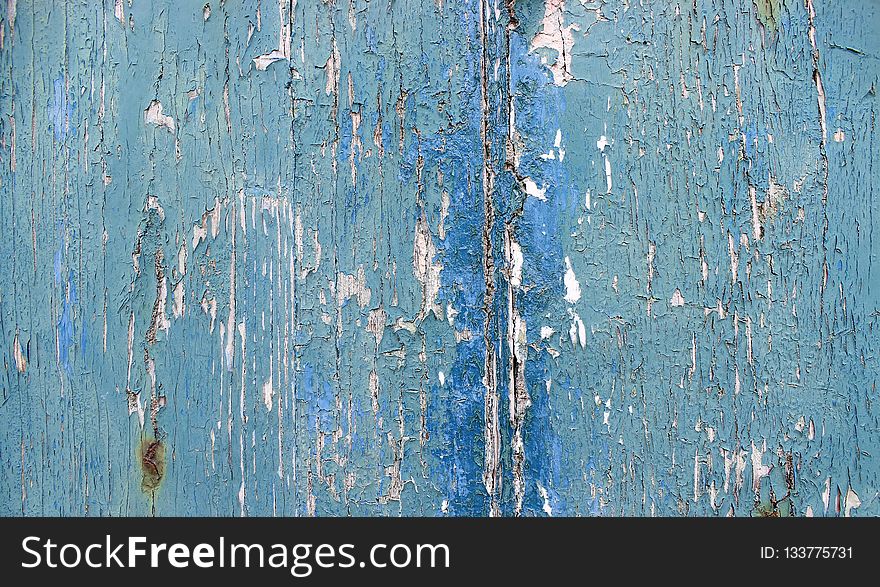 Blue, Water, Wood, Rust