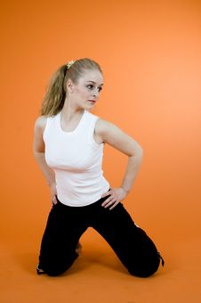 Exercising Blond Stock Photos Exercising Blond Stock Photos