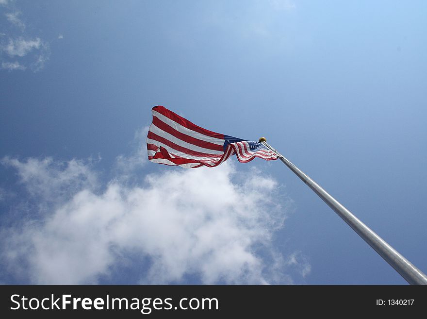 Photo of the american flag