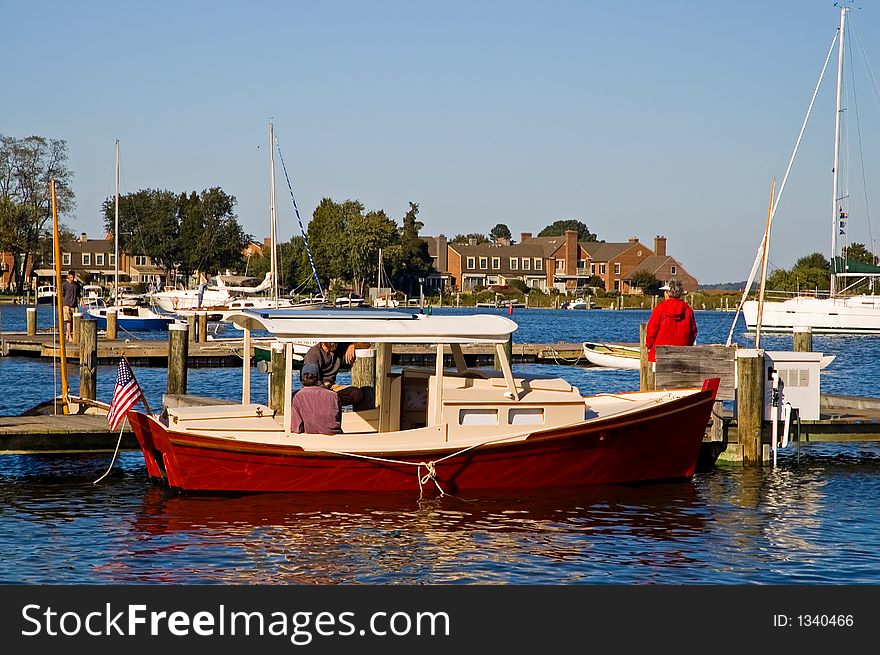 Small Antique Chesapeake Bay Boat