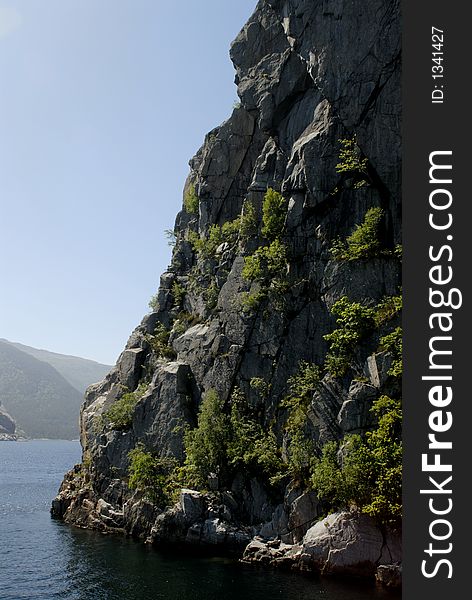 Picture of Lysefjord in Norway.