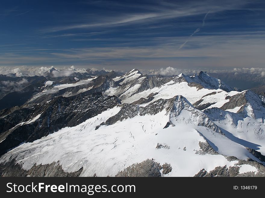 High mountain panorama - Austrian Alps