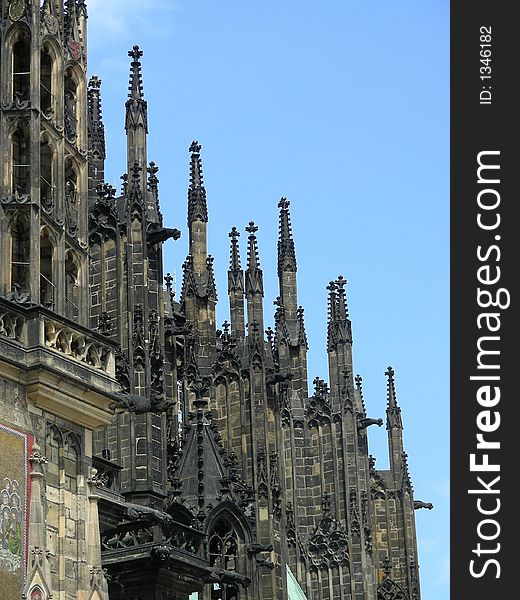 Saint Vitus Cathedral in Prague, Czech Republic