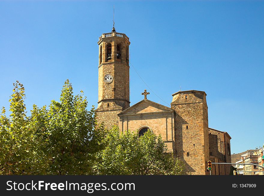 Temple in Barri gothic, Barcelona, Spain