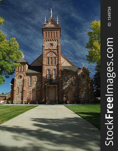 Stake Tabernacle in the fall