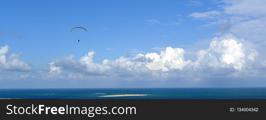 Paragliding, Air Sports, Sky, Daytime
