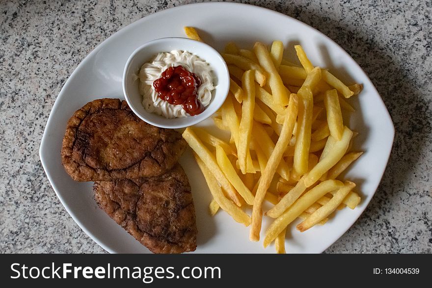 Fried Food, Dish, French Fries, Kids Meal