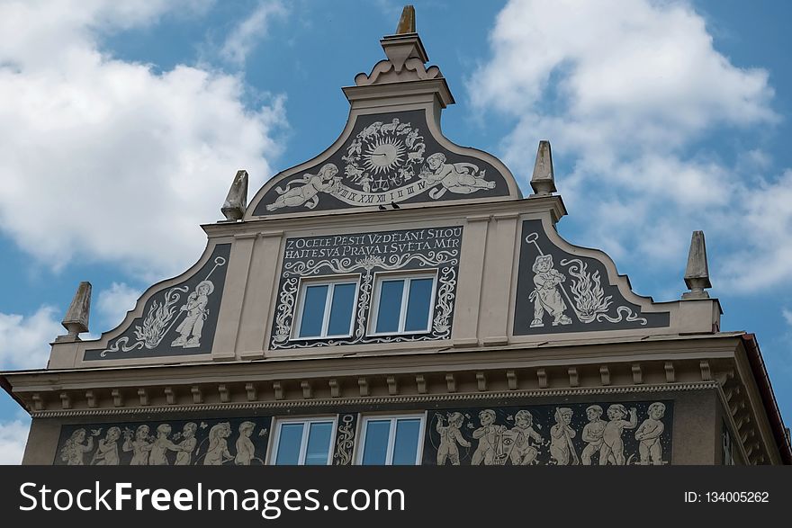 Landmark, Sky, Building, ChÃ¢teau