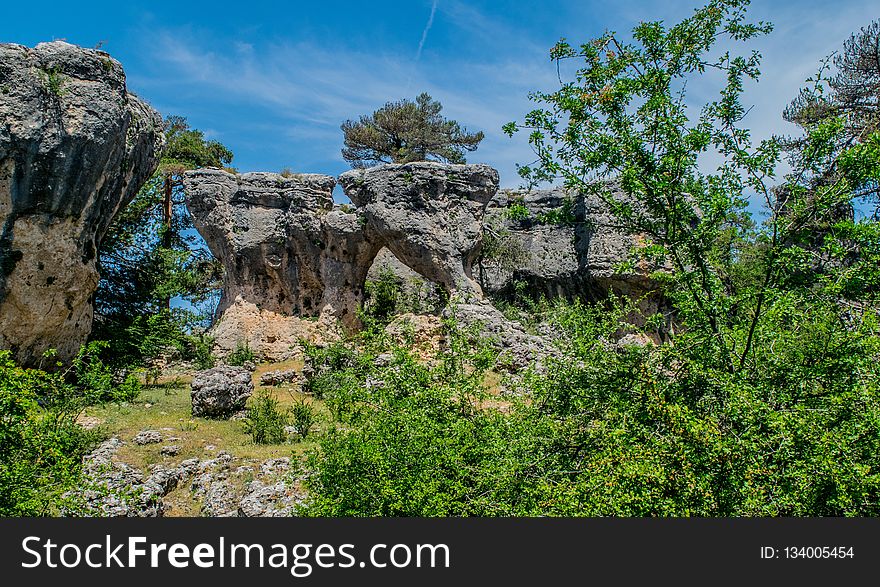 Vegetation, Rock, Nature Reserve, Sky