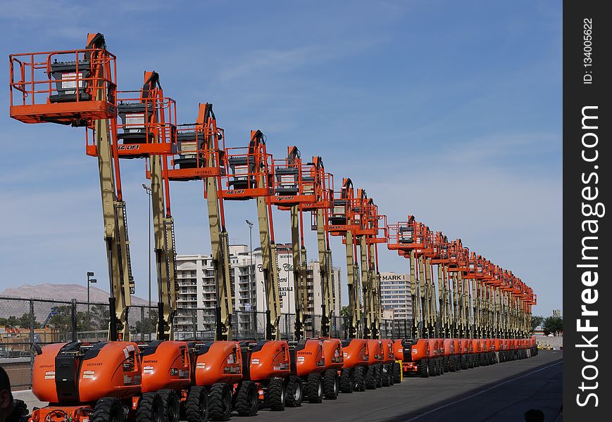 Transport, Freight Transport, Sky, Construction Equipment