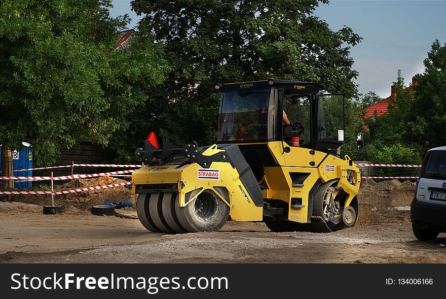 Vehicle, Asphalt, Mode Of Transport, Construction Equipment