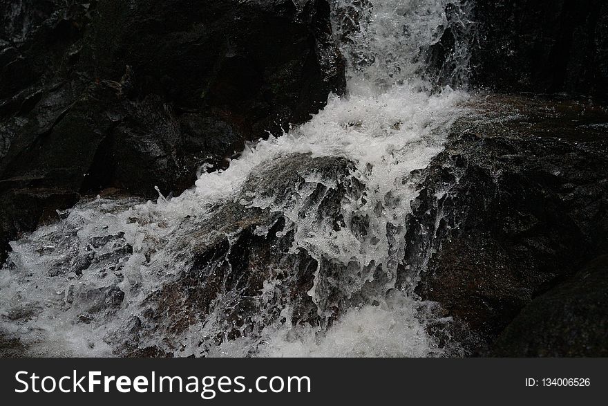 Water, Waterfall, Body Of Water, Watercourse