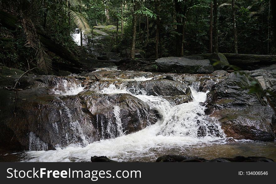 Waterfall, Water, Nature, Body Of Water