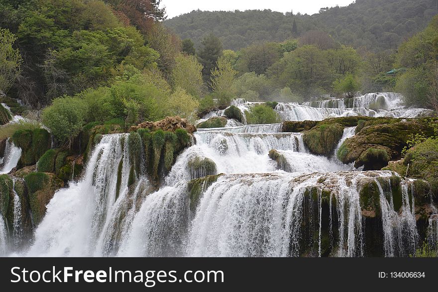 Waterfall, Nature, Water, Body Of Water