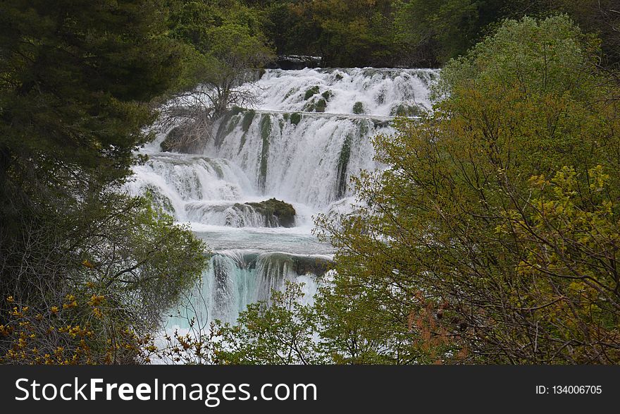 Waterfall, Water, Nature, Body Of Water