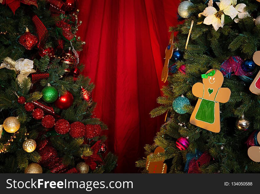 Decorated Christmas Trees