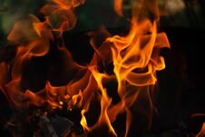 On Fire Abstract Royalty Free Stock Image