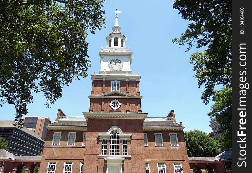 Landmark, Building, Steeple, Tree