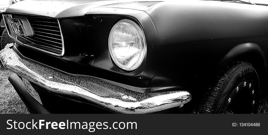 Car, Motor Vehicle, Black And White, Vehicle