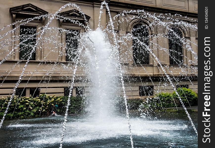 Water, Fountain, Water Feature, Reflection