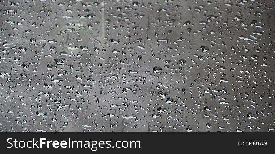 Water, Drop, Black And White, Road Surface