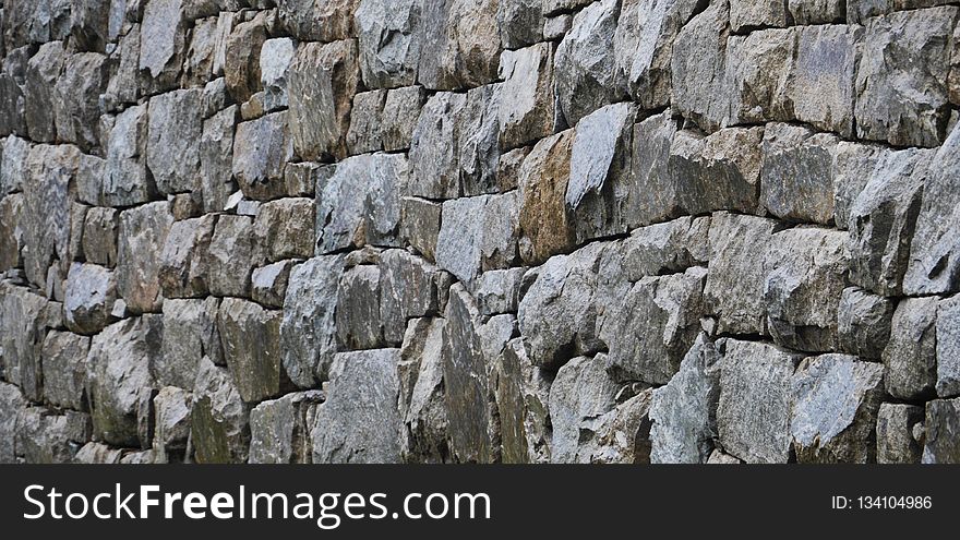 Rock, Stone Wall, Wall, Bedrock