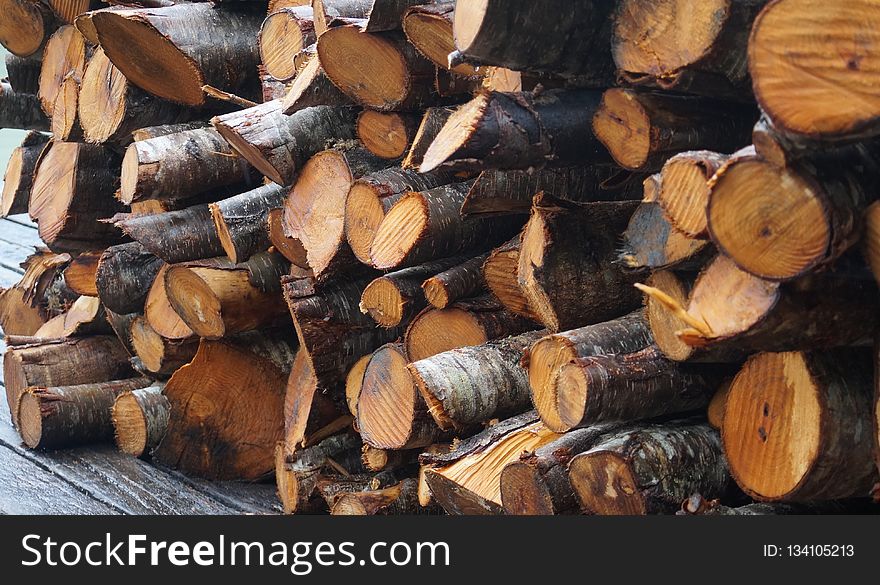 Wood, Lumber, Tree, Wood Chopping