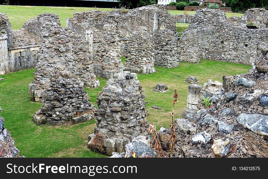 Ruins, Archaeological Site, Ancient History, Wall