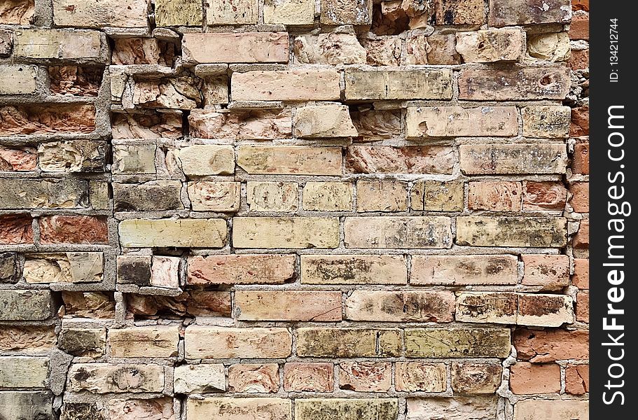 Wall, Brick, Stone Wall, Brickwork