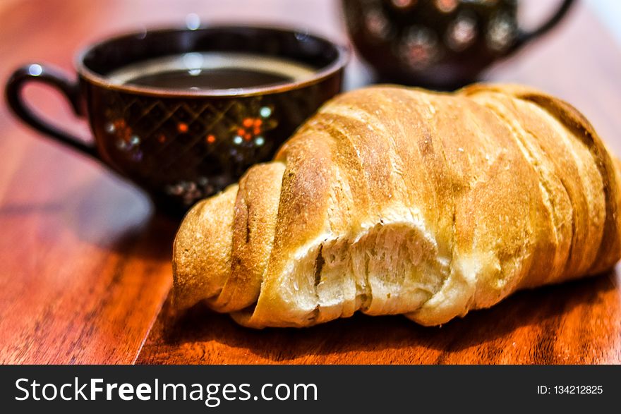 Baked Goods, Croissant, Bread, Food