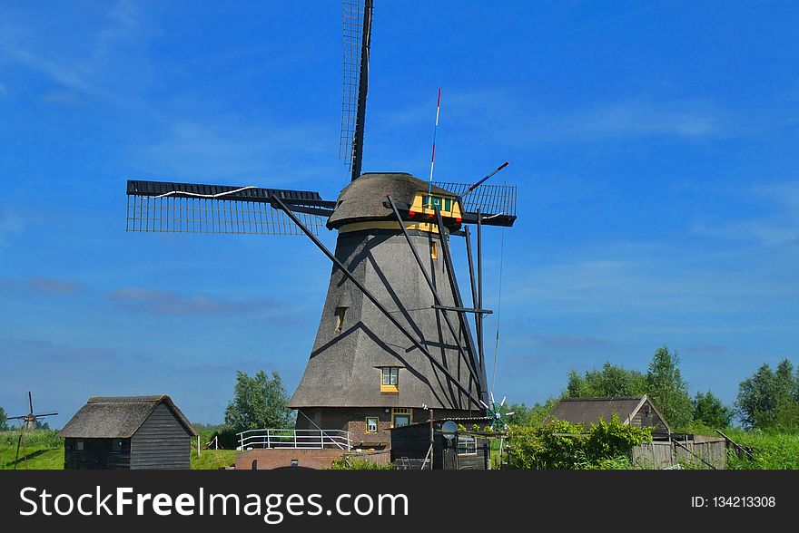 Windmill, Mill, Wind, Building