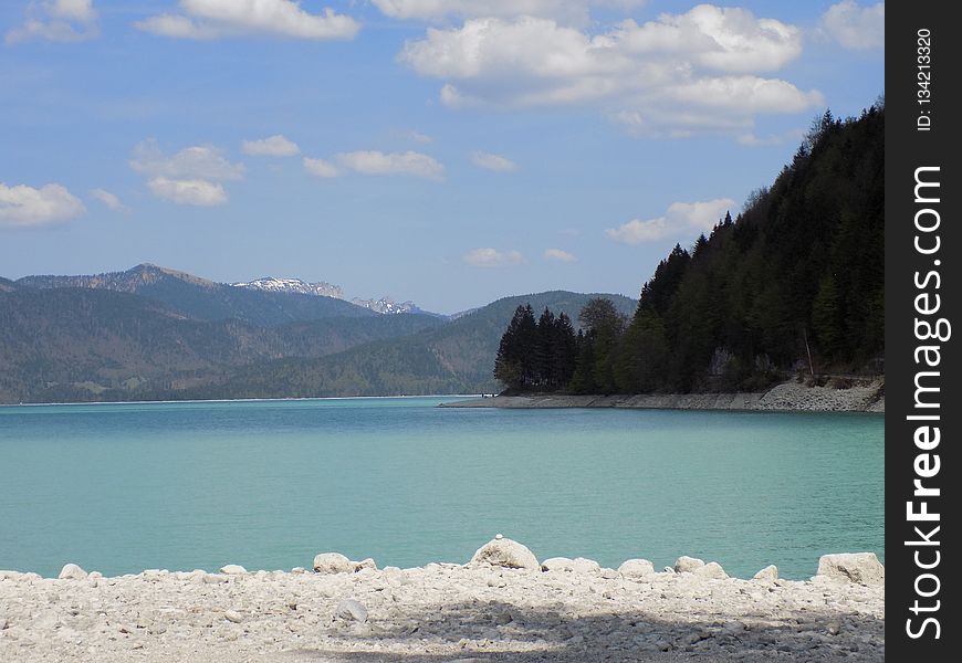 Lake, Sky, Water, Reservoir