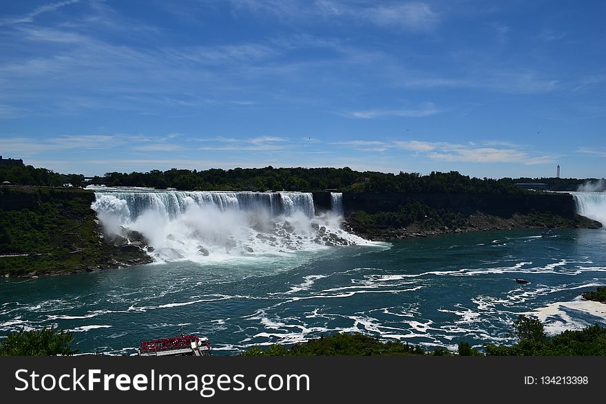 Waterfall, Nature, Water, Body Of Water