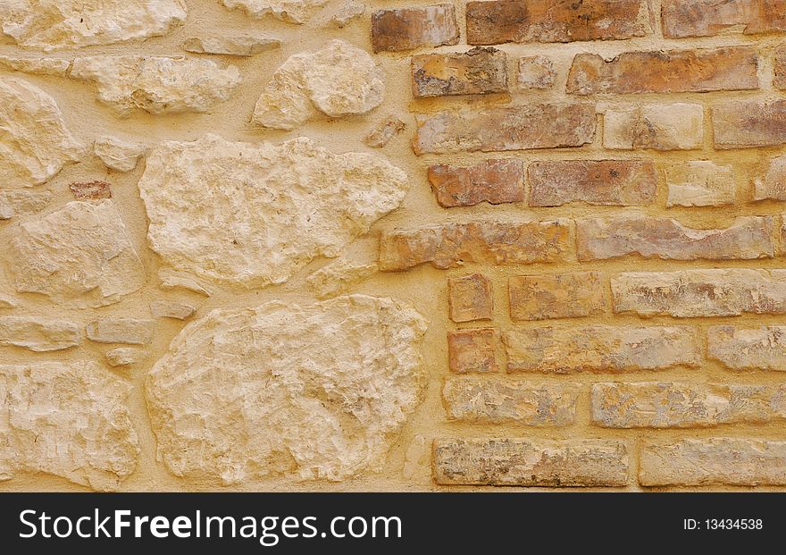 Background of wall mix texture