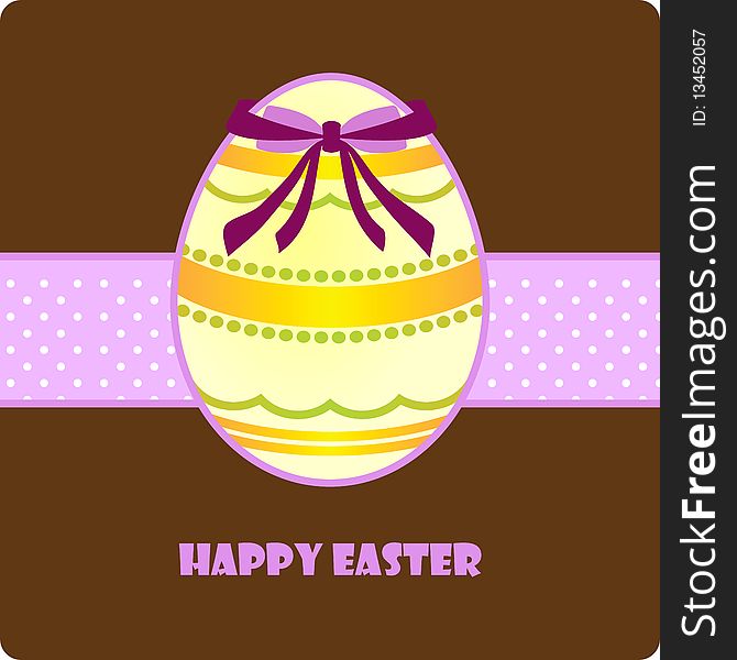 Easter decoration - easter greeting card