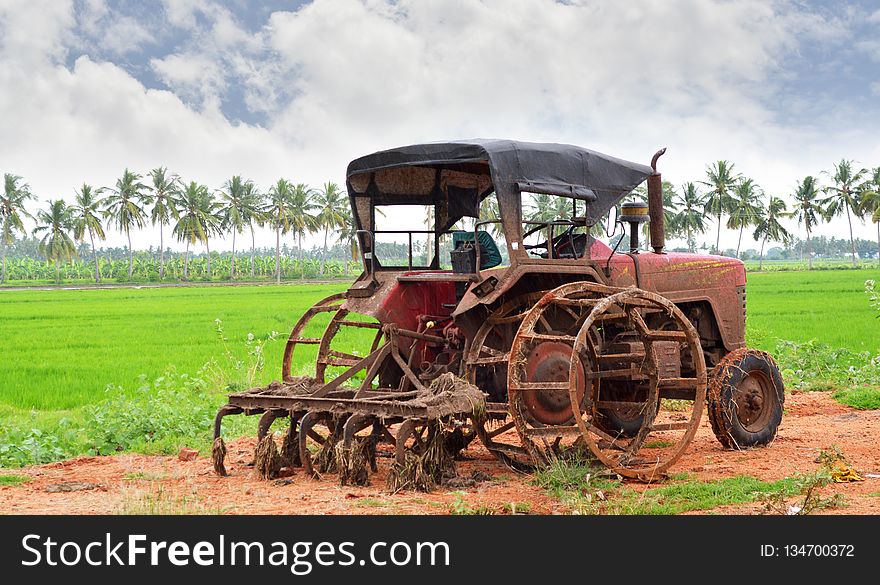 Agricultural Machinery, Field, Tractor, Agriculture