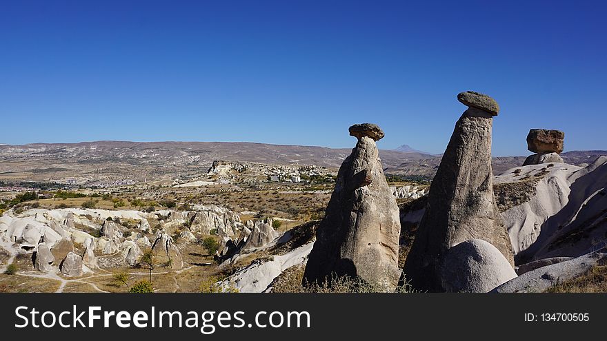 Badlands, Rock, Wilderness, Ecosystem