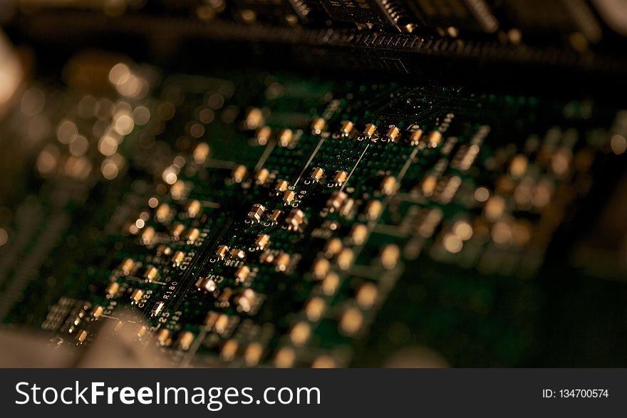 Electronics, Close Up, Electrical Network, Macro Photography
