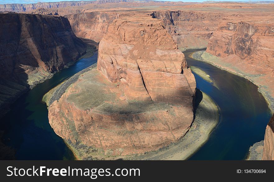 Canyon, Aerial Photography, Badlands, Escarpment