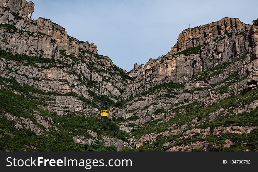 Rock, Wilderness, Badlands, Mountain