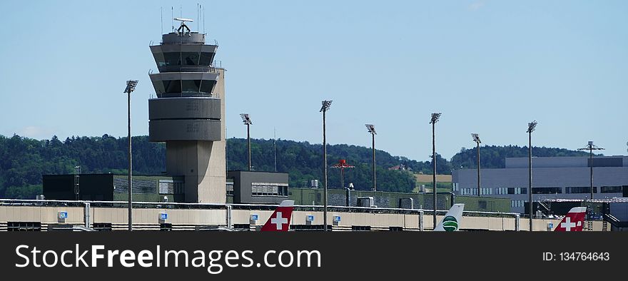 Control Tower, Airport, Tower, Aviation