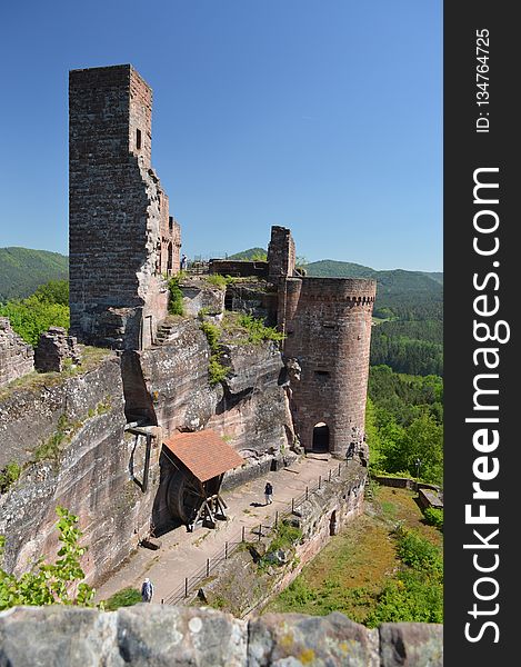 Fortification, Castle, Ruins, Historic Site