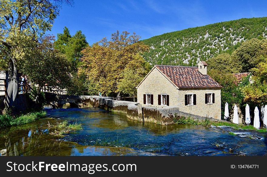 Waterway, Water, Reflection, Nature