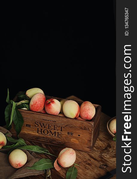 Fruit, Peach, Produce, Still Life Photography