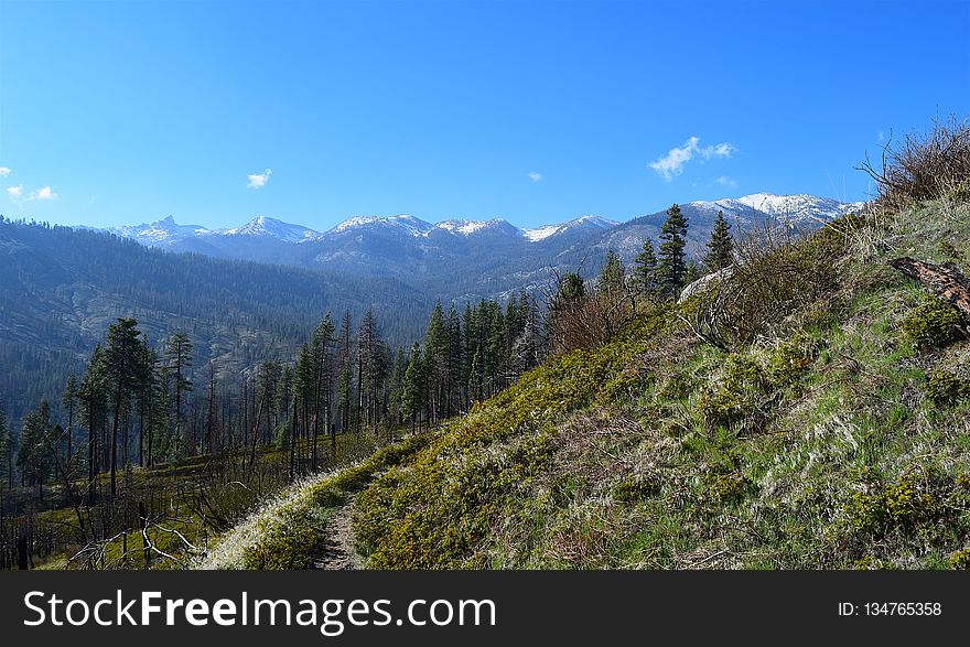 Mountainous Landforms, Mountain, Wilderness, Ridge