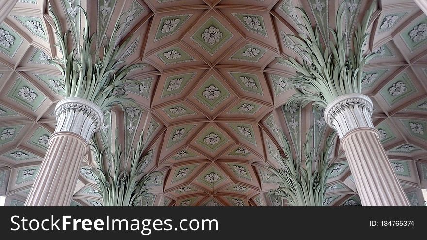 Ceiling, Structure, Vault, Arecales