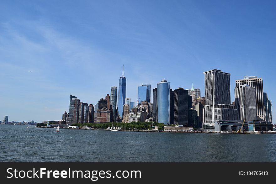 Skyline, City, Skyscraper, Daytime