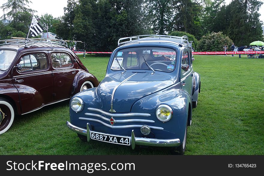 Car, Motor Vehicle, Vehicle, Renault 4cv